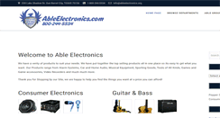 Desktop Screenshot of ableelectronics.org