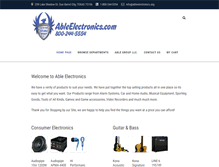 Tablet Screenshot of ableelectronics.org